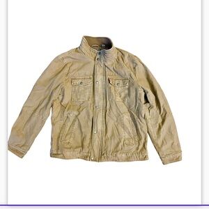 Levi's Men’s Classic Fit Quilted lined Jacket Brown size Large